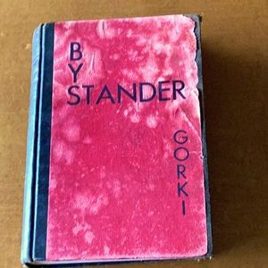 Vintage Bystander book by Maxim Gorki published 1930 in English
